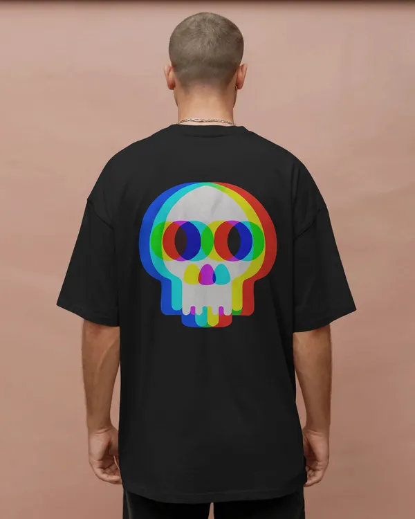 Black_Cotton_Glitch_Skull_Streetwear_Tee_|_Bold_Pixel_Identity_Drop