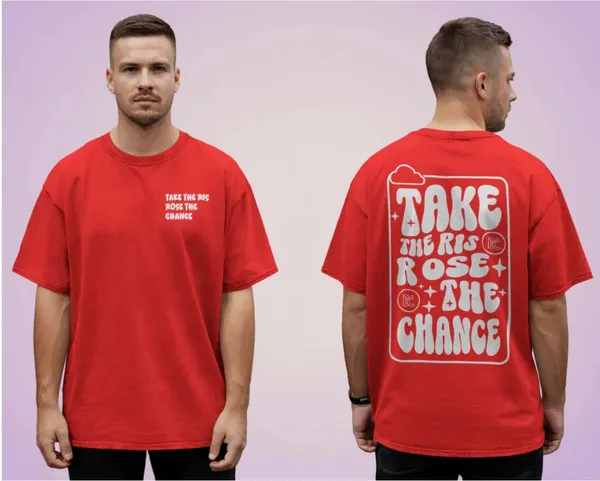 BYCADS_"Take_The_Risk"_Retro_Typography_Oversized_Cotton_T-Shirt