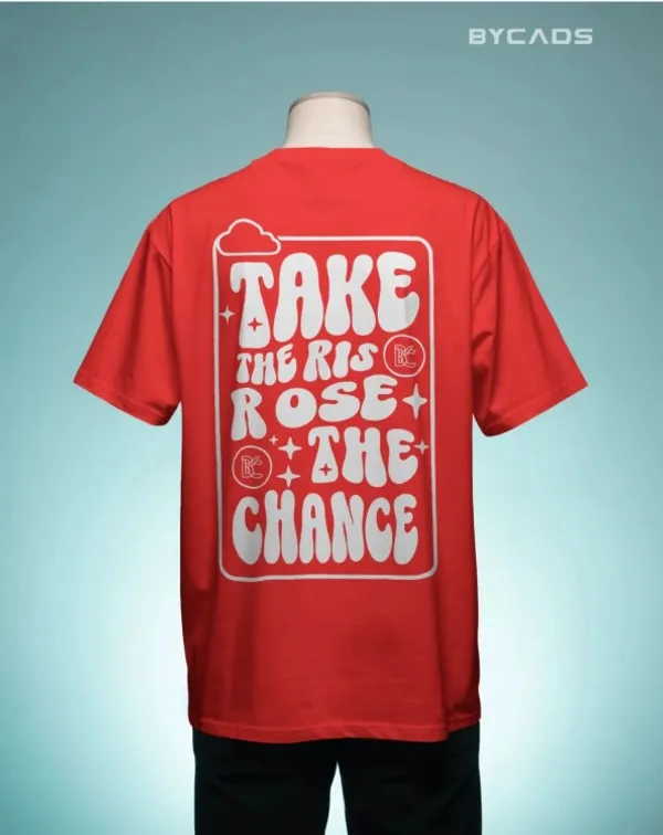 BYCADS_"Take_The_Risk"_Retro_Typography_Oversized_Cotton_T-Shirt