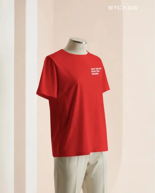BYCADS_"Take_The_Risk"_Retro_Typography_Oversized_Cotton_T-Shirt