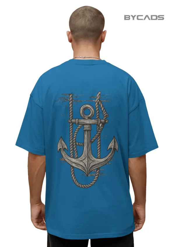 Blue_Cotton_Anchored_Soul_|_Nautical_Graphic_Tee