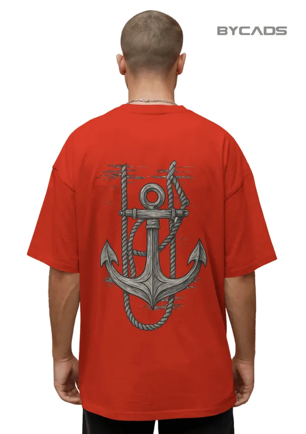 Red_Cotton_Anchored_Soul_|_Nautical_Graphic_Tee