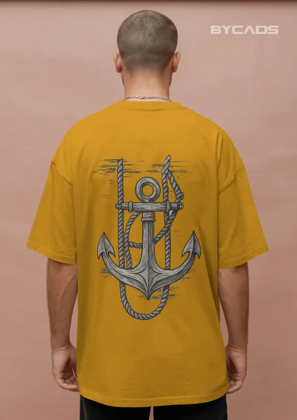 Yellow_Cotton_Anchored_Soul_|_Nautical_Graphic_Tee