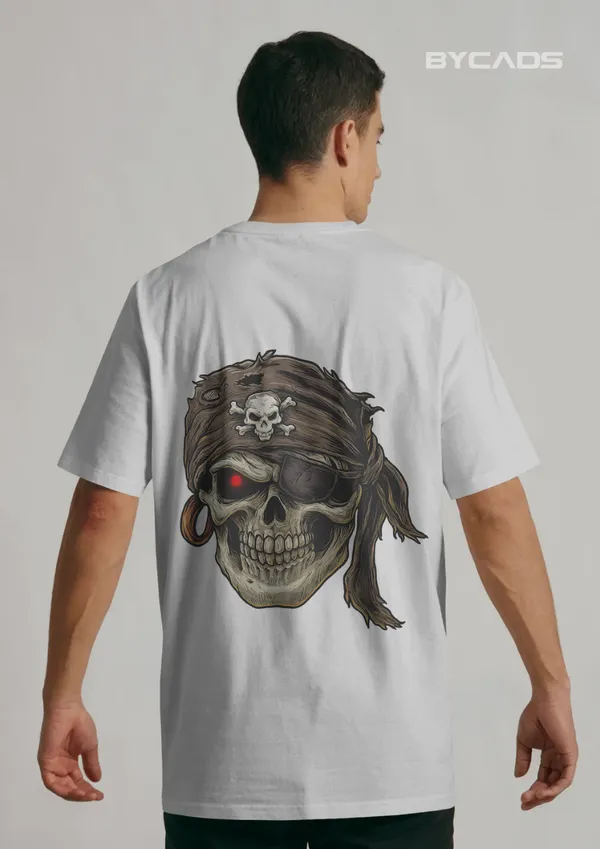 White_Cotton_Cyberskull_Pirate_Tee_|_Rogue_Spirit,_Red-Eyed_Vengeance