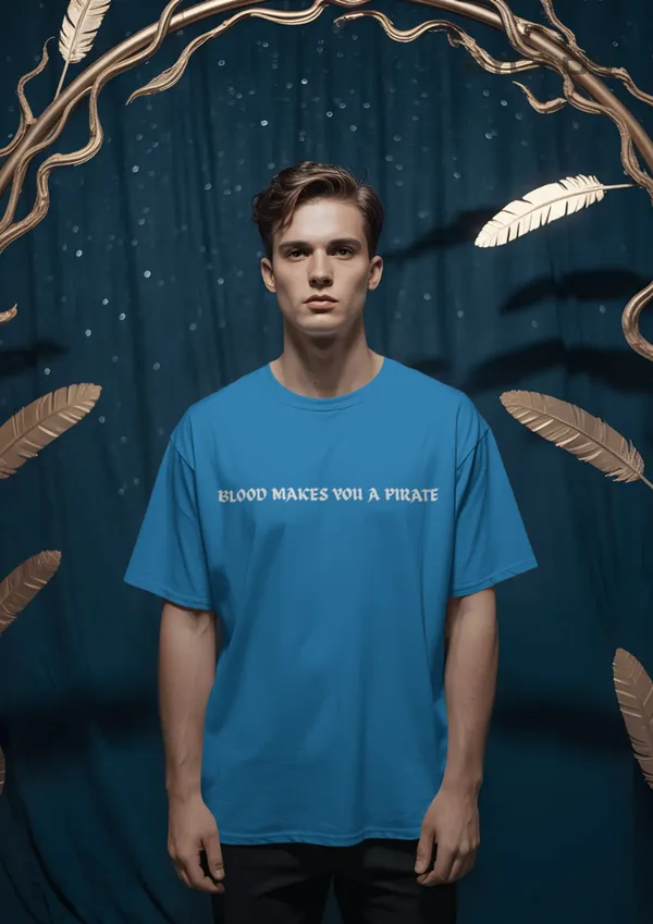 Blue_Cotton_Legends_Never_Die_Oversized_Pirate_T-Shirt_|_Street_Legacy_Drop