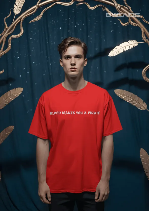 Red_Cotton_Legends_Never_Die_Oversized_Pirate_T-Shirt_|_Street_Legacy_Drop