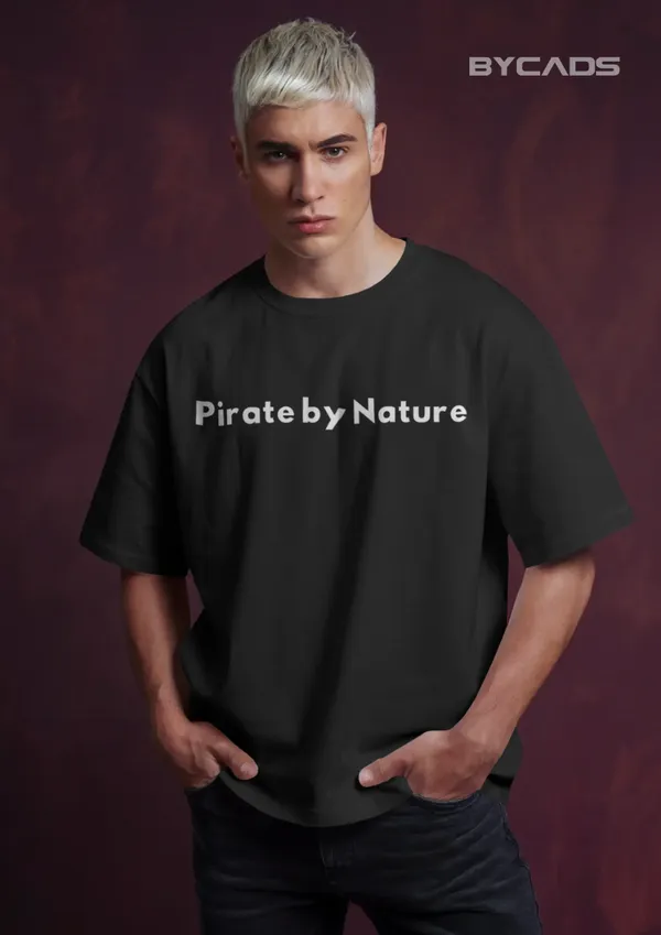 Black_Cotton_Rogue_Pirate_Illustration_Oversized_Graphic_Unisex_T-Shirt_|_Signature_Drop