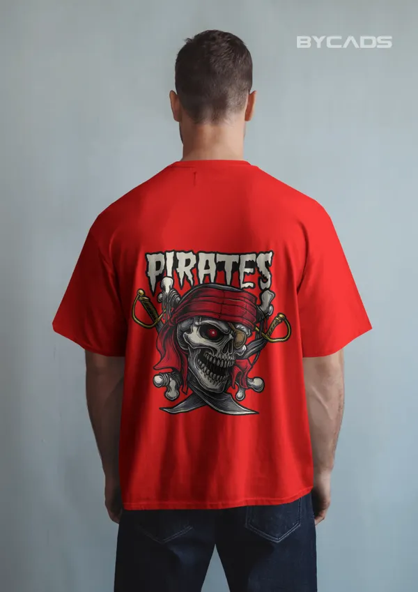 Red_Cotton_Pirate_Skull_Oversized_Unisex_T-Shirt_|_Red_Bandana_&_Swords_Graphic