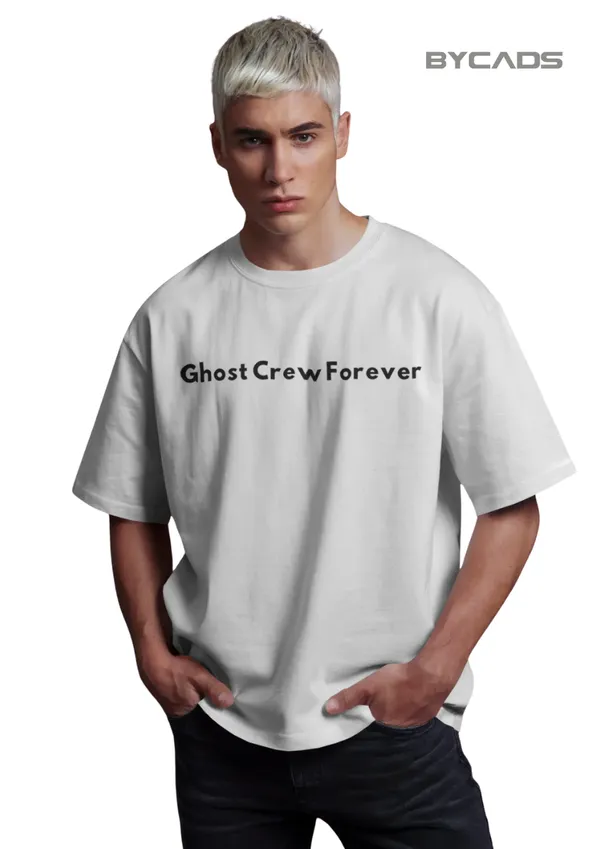 White_Cotton_Pirate_Skull_Oversized_Unisex_T-Shirt_|_Red_Bandana_&_Swords_Graphic
