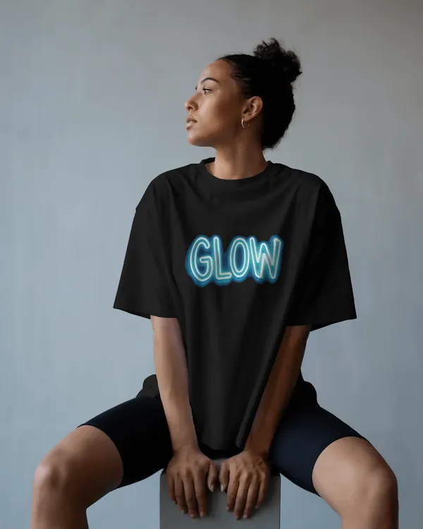 GLOW_Neon_Graphic_Oversized_Unisex_T-Shirt_cotton_blend_-_BYCADS