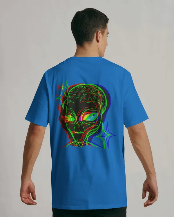 Blue_Cotton_Cosmic_Frequency_Oversized_Alien_Unisex_Graphic_Tee
