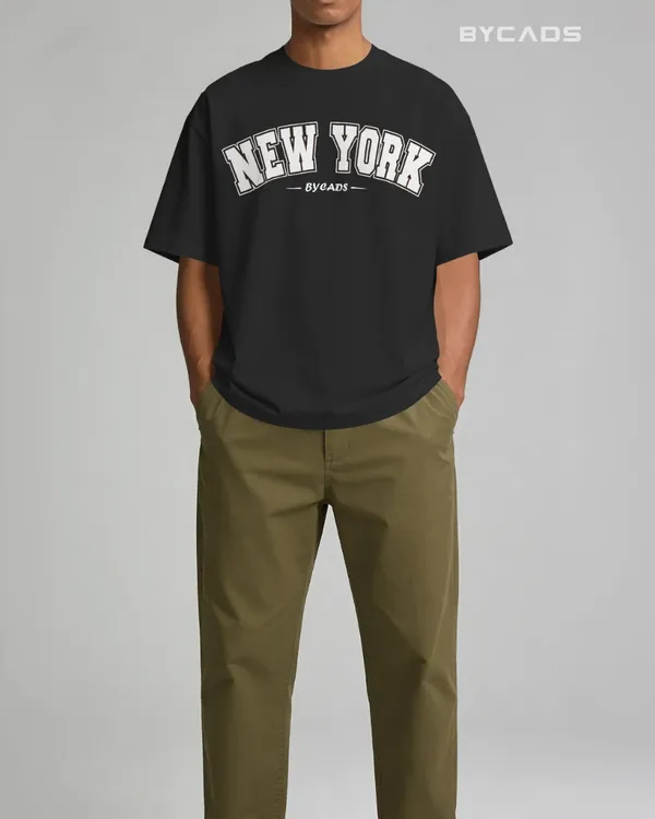 BYCADS_New_York_Oversized_T-Shirt_for_Unisex_|_Cotton_Blend_Drop_Shoulder_Relaxed_Fit_|_Casual_Streetwear_Unisex_Oversized_T-Shirt
