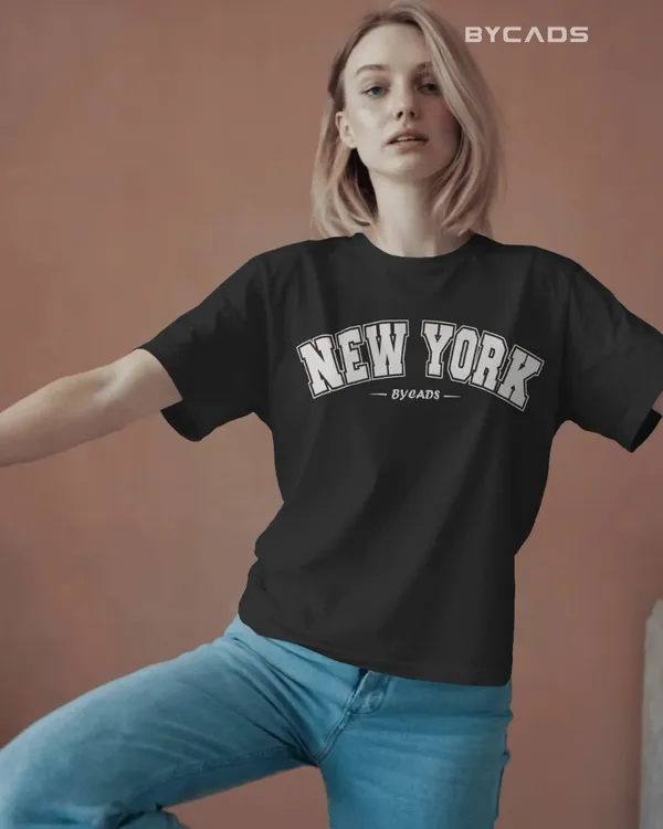 BYCADS_New_York_Oversized_T-Shirt_for_Unisex_|_Cotton_Blend_Drop_Shoulder_Relaxed_Fit_|_Casual_Streetwear_Unisex_Oversized_T-Shirt