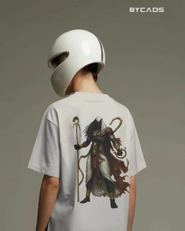 White_Cotton_Anubis_God_Of_Death_Oversized_T-Shirt_|_Ancient_Power_Streetwear
