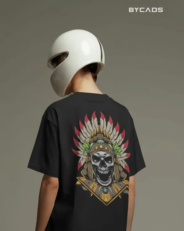 Black_Cotton_Mysterious_Cleopatra_Oversized_T-Shirt_|_Gothic_Egyptian_Streetwear
