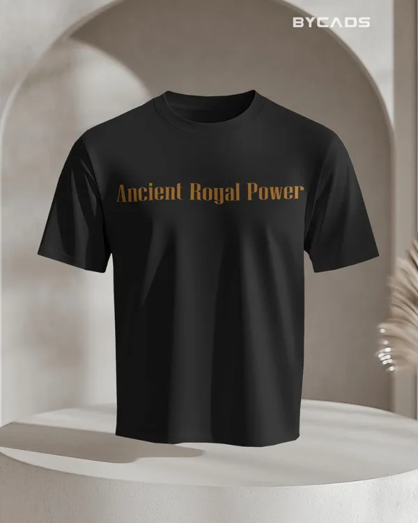 Black_Cotton_Maahes_Oversized_Unisex_T-Shirt_|_Egyptian_Warrior_Streetwear
