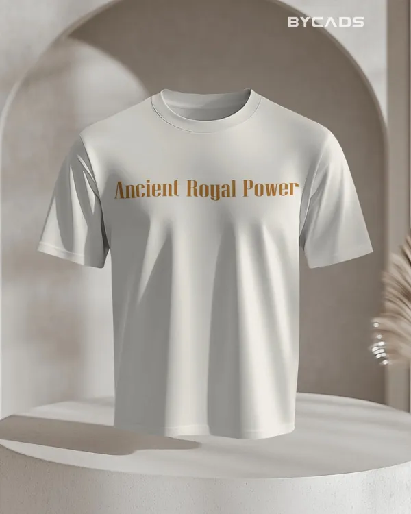 White_Cotton_Maahes_Oversized_Unisex_T-Shirt_|_Egyptian_Warrior_Streetwear
