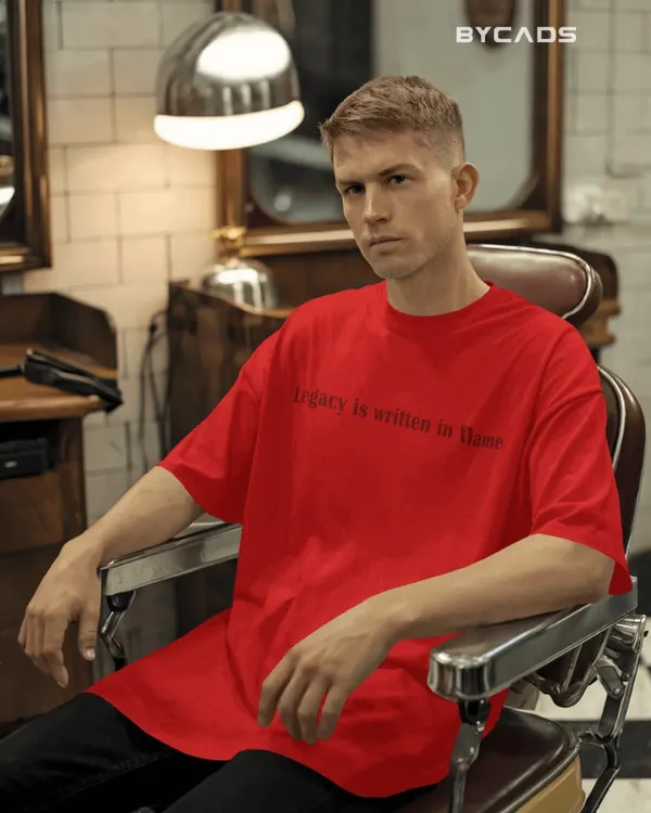 Red_Cotton_Unique_Red_Dragon_|_Oversized_Urban_Warrior_T-Shirt