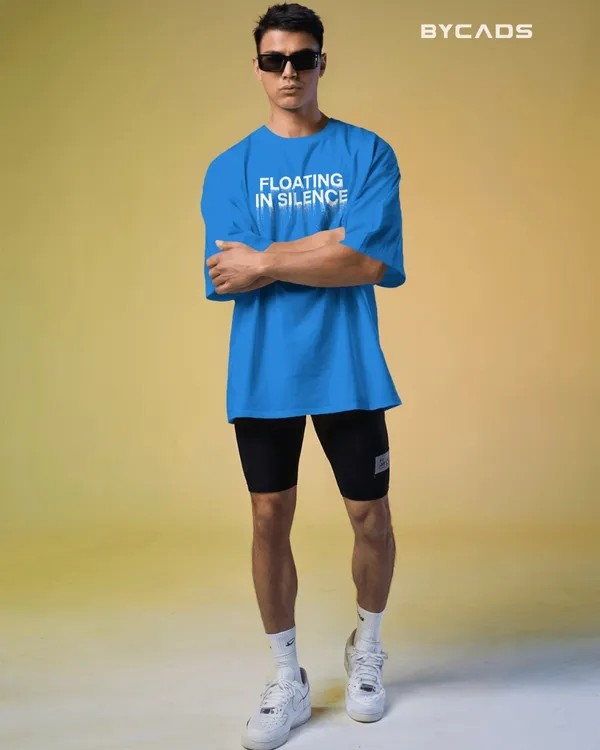 Blue_Cotton_Floating_Human_Oversized_Unisex_T-Shirt_|_Artistic_Streetwear