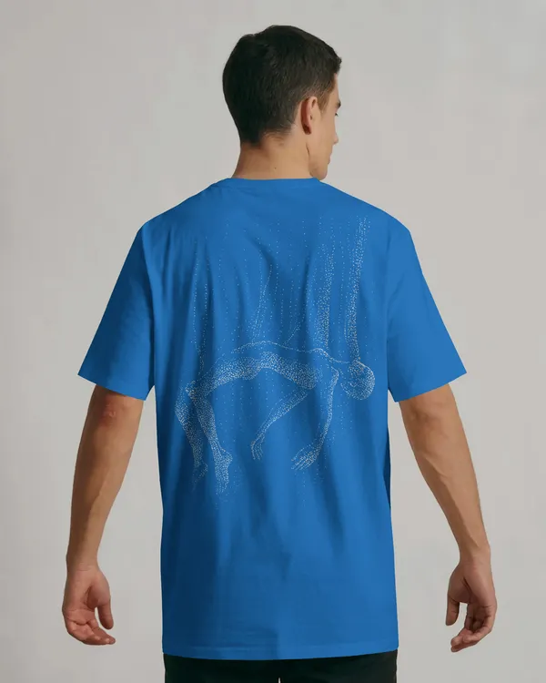 Blue_Cotton_Floating_Human_Oversized_Unisex_T-Shirt_|_Artistic_Streetwear