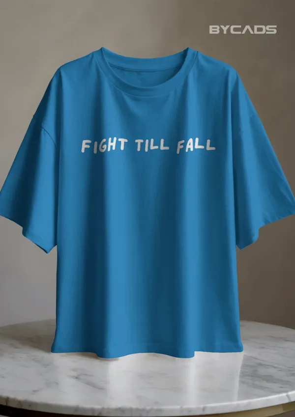 Blue_Cotton_Viking_Rune_Shield_Oversized_T-Shirt_|_Nordic_Warrior_Series