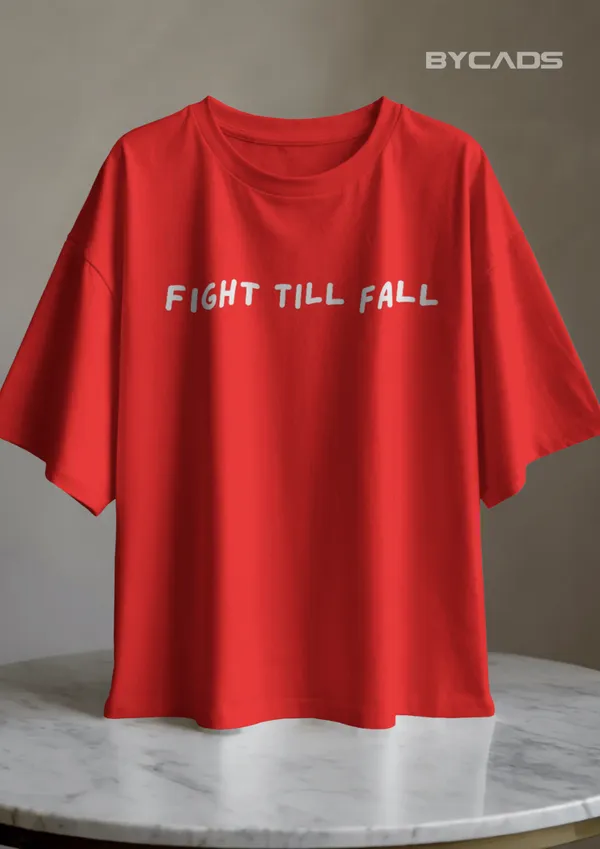 Red_Cotton_Viking_Rune_Shield_Oversized_T-Shirt_|_Nordic_Warrior_Series