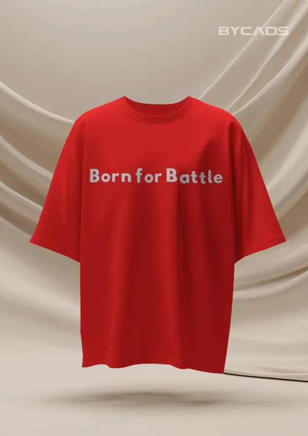 Red_Cotton_Viking_Warrior_Oversized_Unisex_T-Shirt_|_Fierce_Axe_Fighter_Graphic