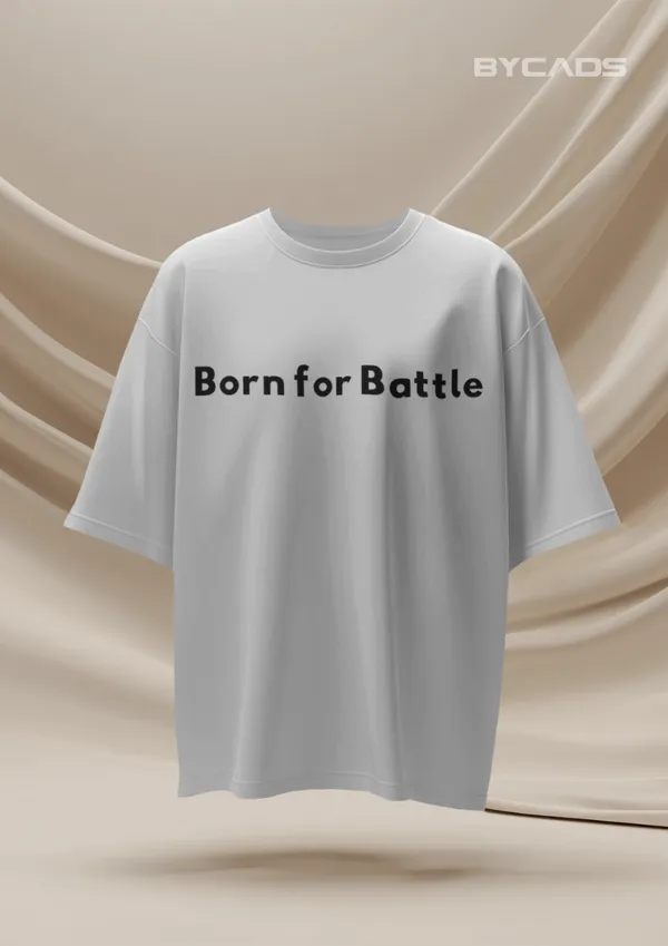 White_Cotton_Viking_Warrior_Oversized_Unisex_T-Shirt_|_Fierce_Axe_Fighter_Graphic