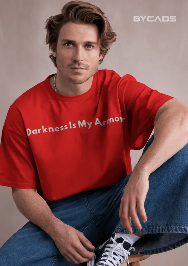 Red_Cotton_Dark_Hooded_Knight_Oversized_Unisex_T-Shirt_|_Mysterious_Shadow_Armor_Design