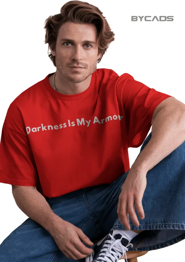 Red_Cotton_Dark_Hooded_Knight_Oversized_Unisex_T-Shirt_|_Mysterious_Shadow_Armor_Design