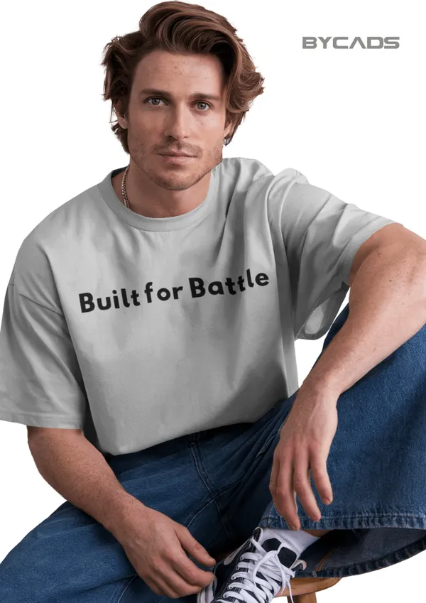 White_Cotton_Iron_Spartan_Oversized_Unisex_T-Shirt_|_Ancient_Warrior_Helmet_Graphic