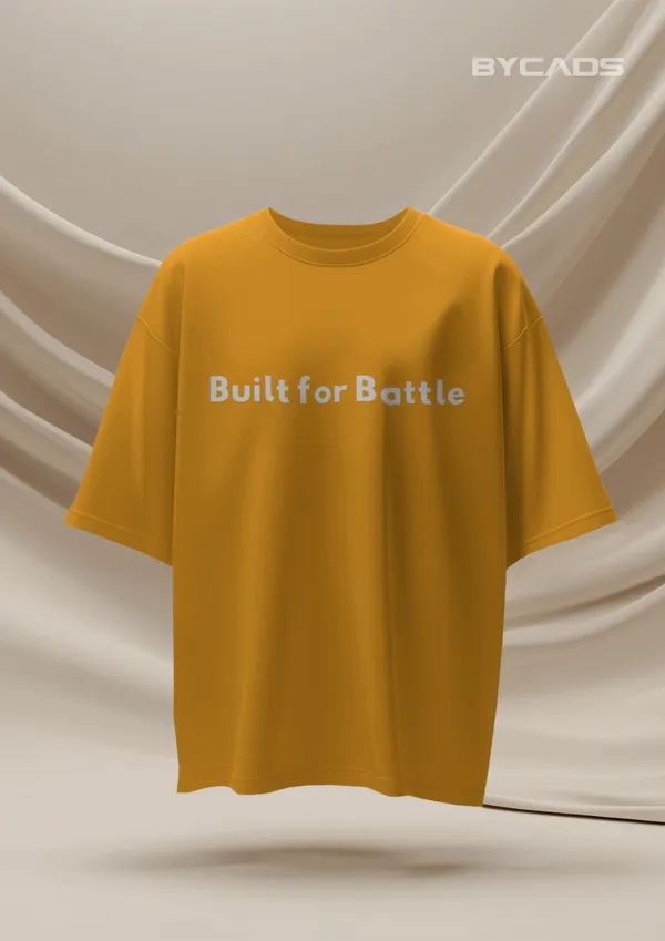 Yellow_Cotton_Iron_Spartan_Oversized_Unisex_T-Shirt_|_Ancient_Warrior_Helmet_Graphic