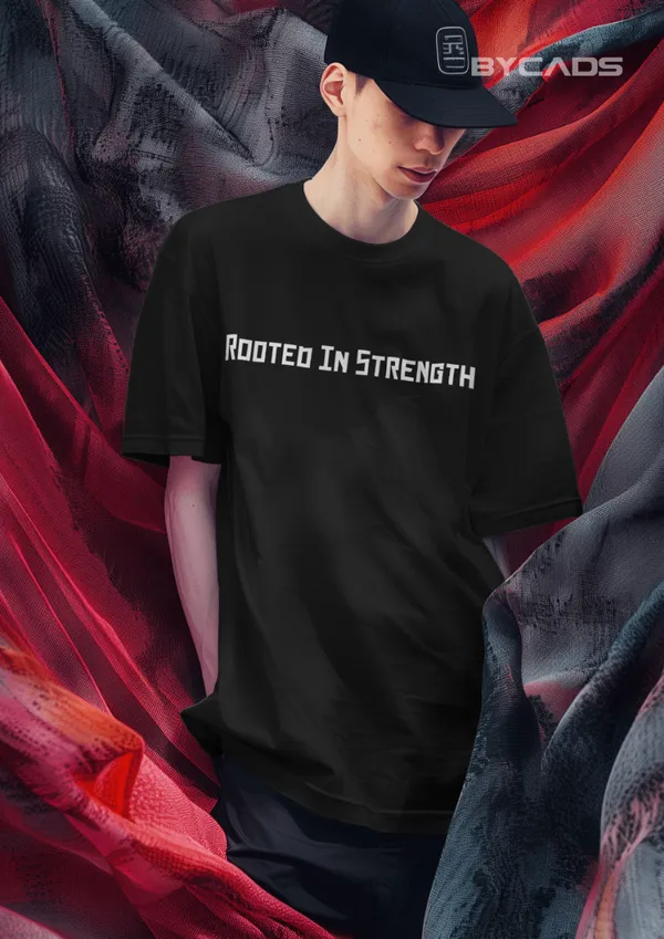 Black_Cotton_Tree_Of_Life_Oversized_Unisex_T-Shirt_|_Nature_Streetwear