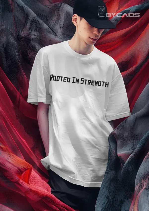 White_Cotton_Tree_Of_Life_Oversized_Unisex_T-Shirt_|_Nature_Streetwear
