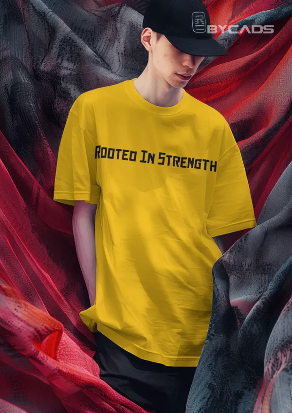 Yellow_Cotton_Tree_Of_Life_Oversized_Unisex_T-Shirt_|_Nature_Streetwear