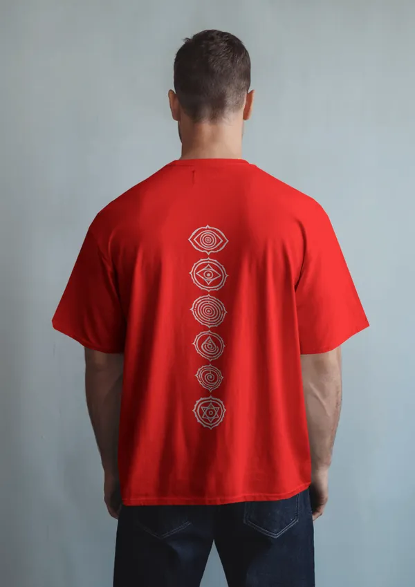 Red_Cotton_Stellar_Alignment_Oversized_T-Shirt_|_Cosmic_Streetwear_Drop