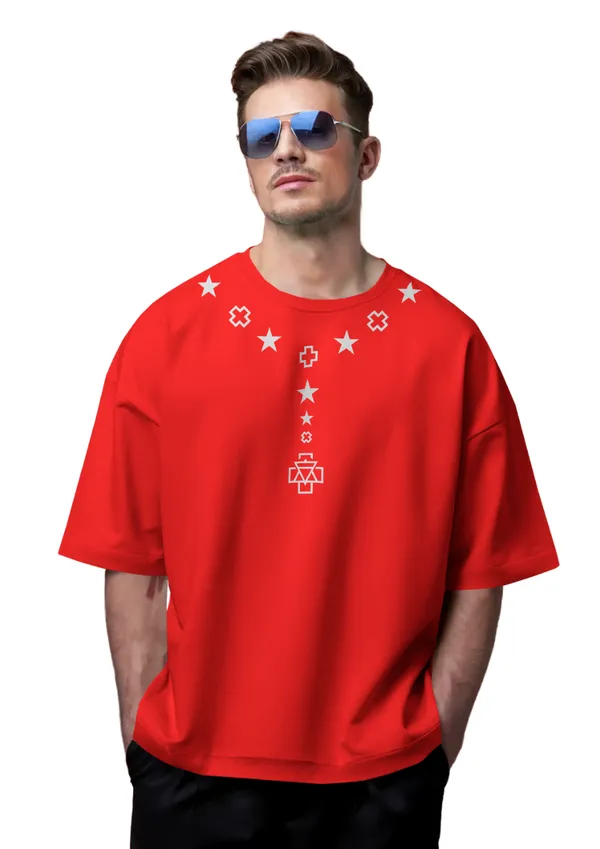 Red_Cotton_Stellar_Alignment_Oversized_T-Shirt_|_Cosmic_Streetwear_Drop