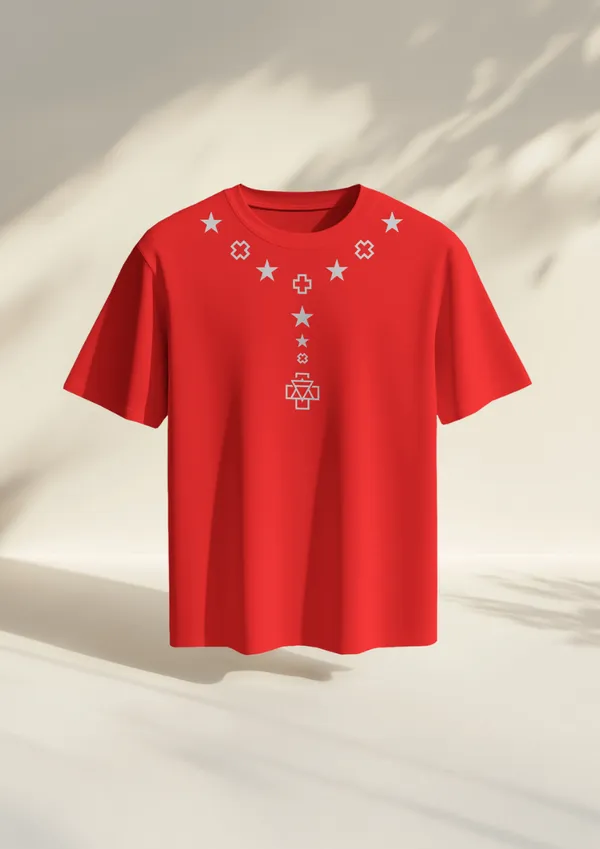 Red_Cotton_Stellar_Alignment_Oversized_T-Shirt_|_Cosmic_Streetwear_Drop