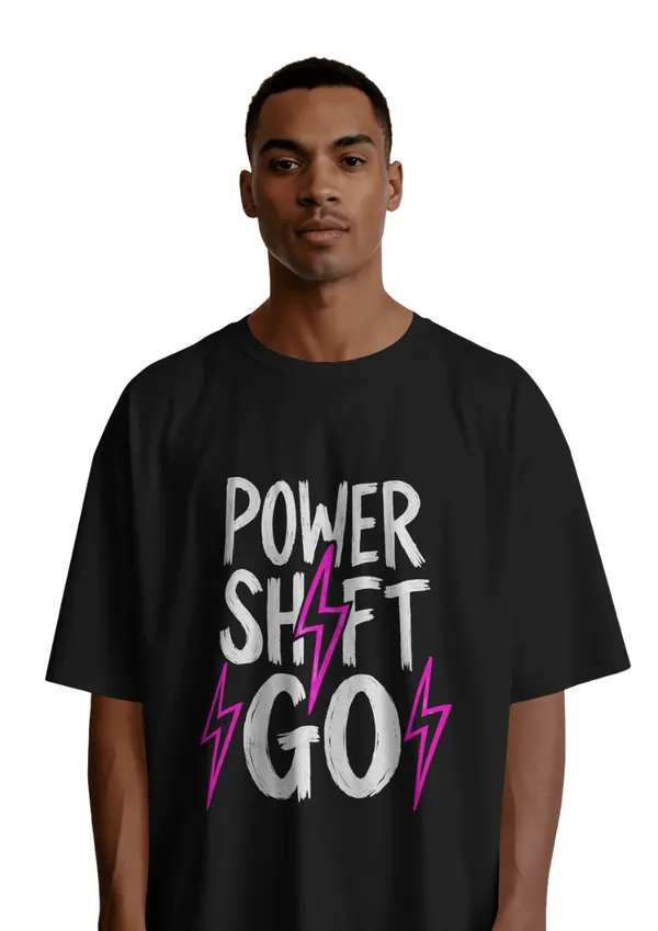 Power_Shift_Go_Graphic_Oversized_Unisex_T-Shirt_cotton_blend_-_BYCADS