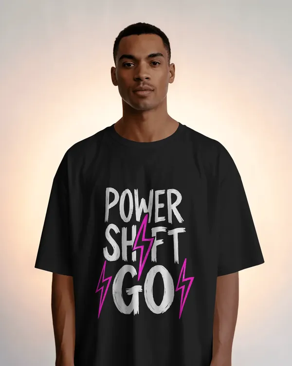 Power_Shift_Go_Graphic_Oversized_Unisex_T-Shirt_cotton_blend_-_BYCADS