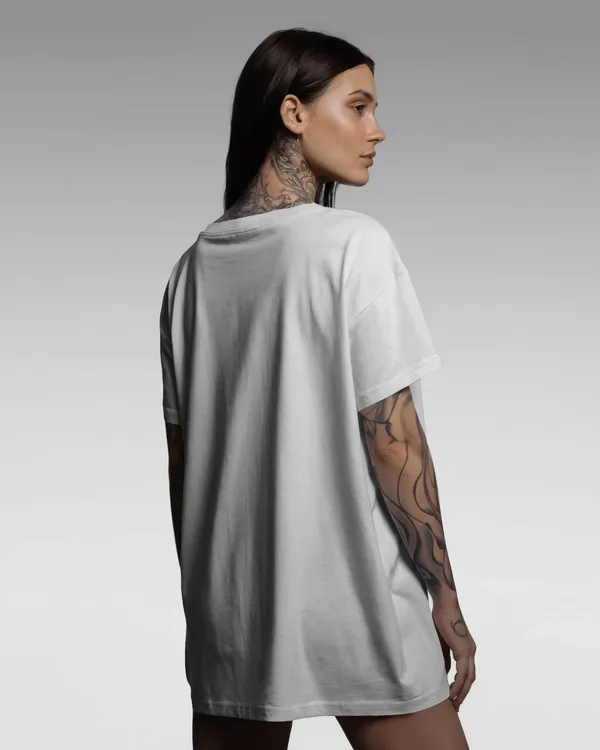 VIVID_Minimal_Neon_Outline_Oversized_Unisex_T-Shirt_Cotton_bland_-_BYCADS