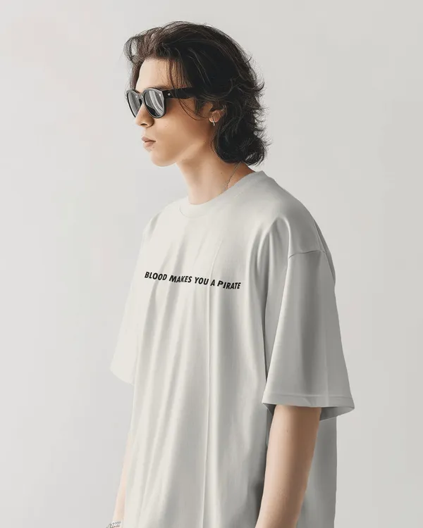 White_Cotton_Legends_Never_Die_Oversized_Pirate_T-Shirt_|_Street_Legacy_Drop