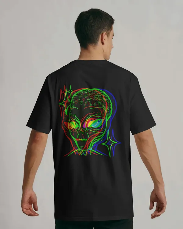Black_Cotton_Cosmic_Frequency_Oversized_Alien_Unisex_Graphic_Tee