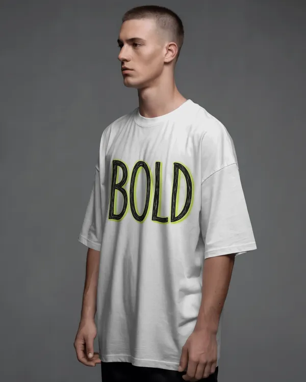 BOLD_Minimal_Neon_Outline_Oversized_Unisex_T-Shirt_cotton_blend_-_BYCADS