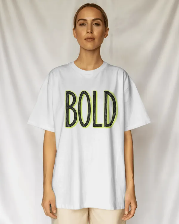 BOLD_Minimal_Neon_Outline_Oversized_Unisex_T-Shirt_cotton_blend_-_BYCADS