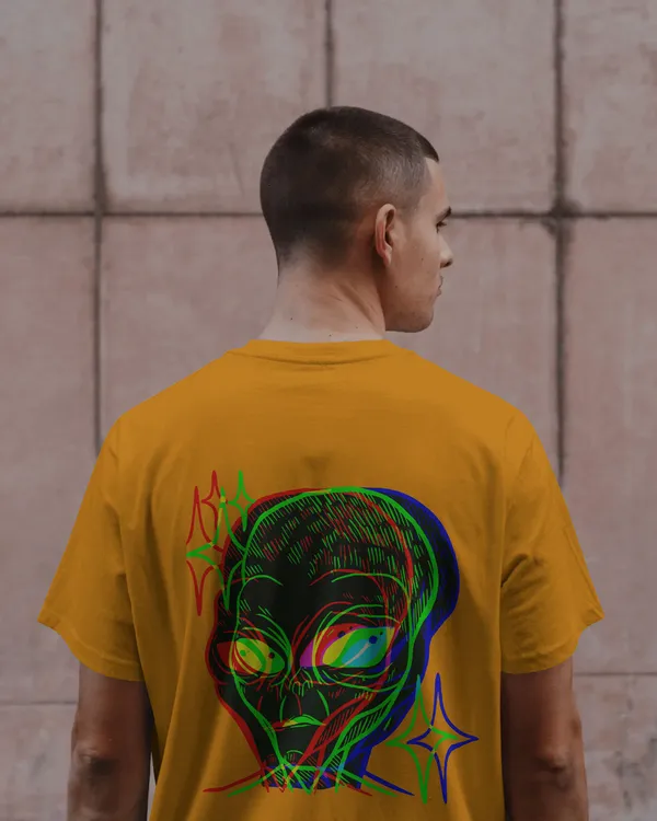 Yellow_Cotton_Cosmic_Frequency_Oversized_Alien_Unisex_Graphic_Tee