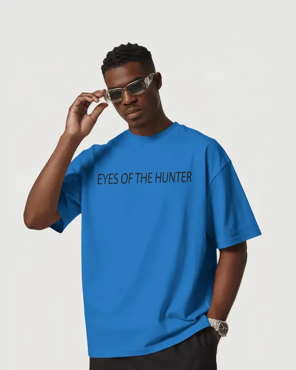 Blue_Cotton_Predator_Tiger_Oversized_Unisex_T-Shirt