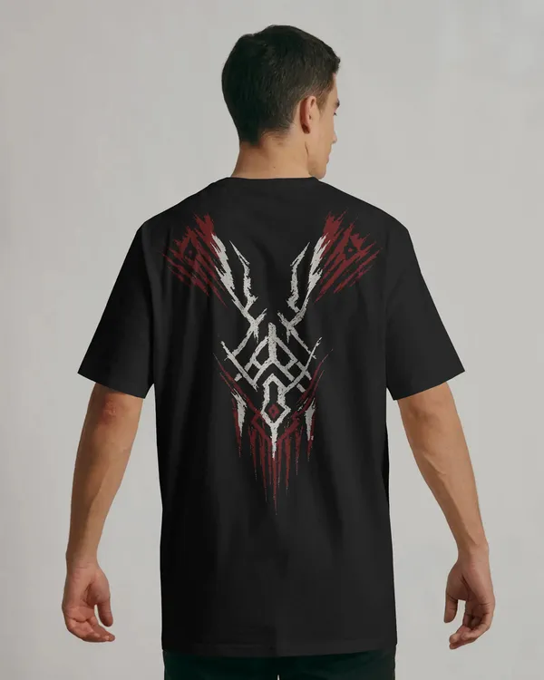 Black_Cotton_Savage_Circuit_Tribal_Oversized_T-Shirt_|_Signature_Drop