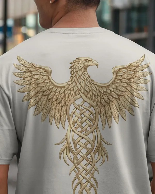 White_Cotton_Rise_Of_The_Phoenix_Celtic_Revival_Tee