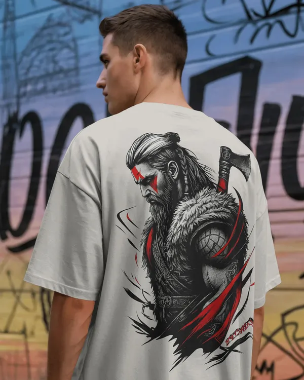 White_Cotton_The_Vikings_Wrath_Oversized_Warrior_Tee